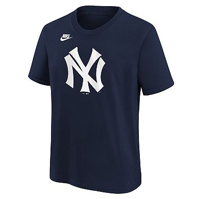 Youth Nike Navy New York Yankees Cooperstown Collection Team Logo T-Shirt