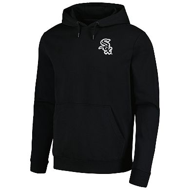 Men's Levelwear Black Chicago White Sox Podium Vintage Pullover Hoodie