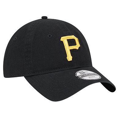 Youth New Era Black Pittsburgh Pirates Team Color 9TWENTY Adjustable Hat