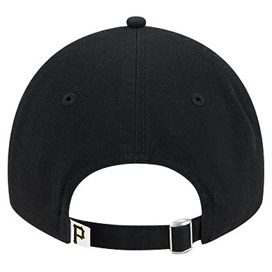 Youth New Era Black Pittsburgh Pirates Team Color 9TWENTY Adjustable Hat