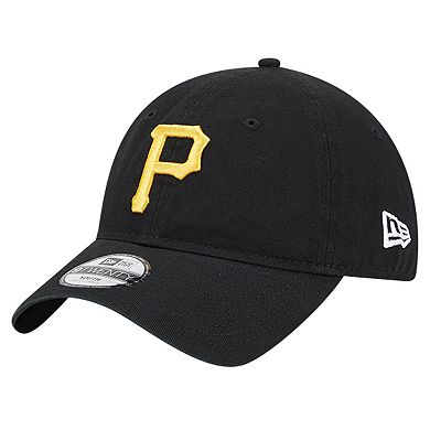 Youth New Era Black Pittsburgh Pirates Team Color 9TWENTY Adjustable Hat