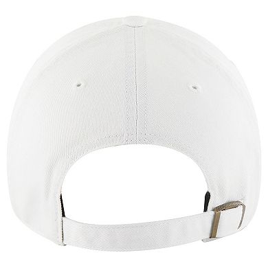 Women's '47 White Jacksonville Jaguars Ballpark Cheer Clean Up Adjustable Hat