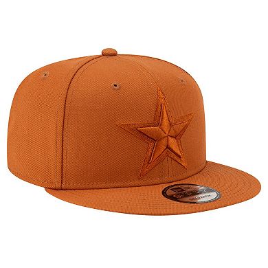 Men's New Era Brown Dallas Cowboys Color Pack 9FIFTY Snapback Hat