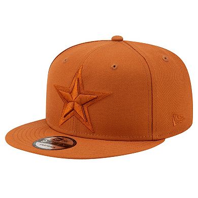 Men's New Era Brown Dallas Cowboys Color Pack 9FIFTY Snapback Hat