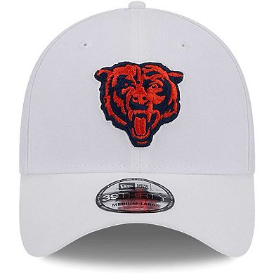 Men's New Era White Chicago Bears Main 39THIRTY Flex Hat