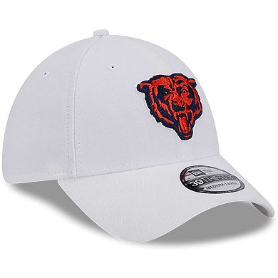 Men's New Era White Chicago Bears Main 39THIRTY Flex Hat