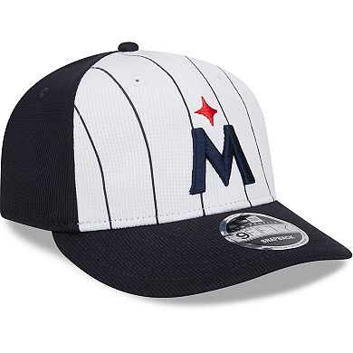Men's New Era  White Minnesota Twins 2024 Batting Practice Low Profile 9FIFTY Snapback Hat