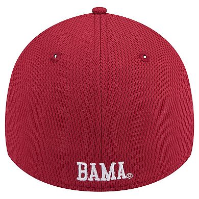 Men's New Era Crimson Alabama Crimson Tide Active Slash Sides 39THIRTY Flex Hat