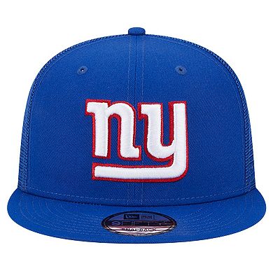 Men's New Era Royal New York Giants Main Trucker 9FIFTY Snapback Hat