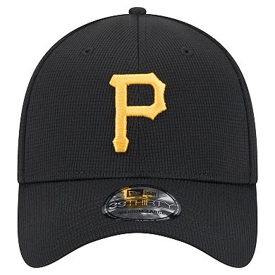 Men's New Era Black Pittsburgh Pirates Active Pivot 39THIRTY Flex Hat