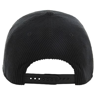 Men's '47 Black San Francisco Giants Wax Pack Collection Corduroy Clean Up Adjustable Hat