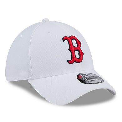 Men's New Era White Boston Red Sox Evergreen 39THIRTY Flex Hat