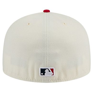 Men's New Era White St. Louis Cardinals Chrome 59FIFTY Fitted Hat