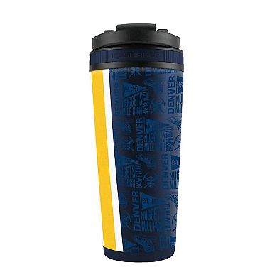WinCraft Denver Nuggets 26oz. 4D Stainless Steel Ice Shaker Bottle
