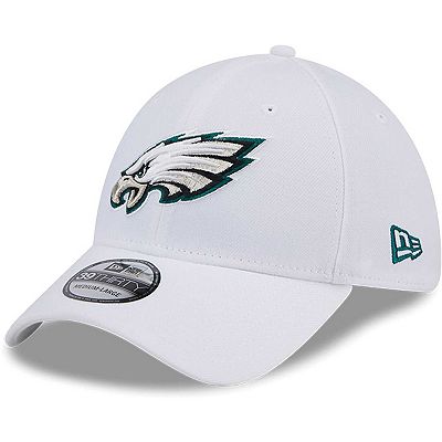 Men s New Era White Philadelphia Eagles Main 39THIRTY Flex Hat