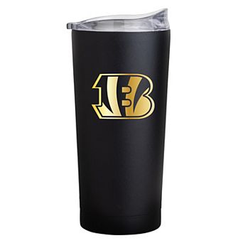 Cincinnati Bengals Black Foil 20oz. Powder Coat Tumbler