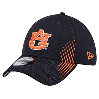 Men's New Era Navy Auburn Tigers Active Slash Sides 39THIRTY Flex Hat