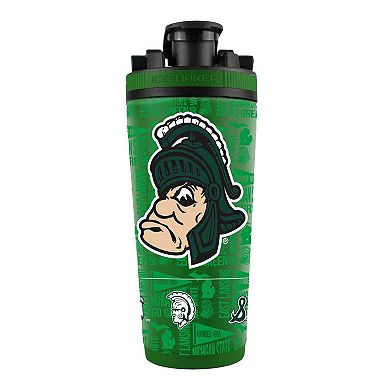 WinCraft Michigan State Spartans 26oz. 4D Stainless Steel Ice Shaker Bottle
