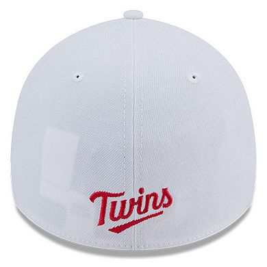 Men's New Era White Minnesota Twins 39THIRTY Flex Hat