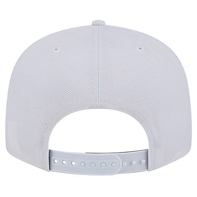 Men's New Era Chicago Bears Main White on White 9FIFTY Snapback Hat