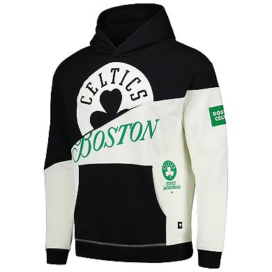 Unisex The Wild Collective Black Boston Celtics Split Pullover Hoodie