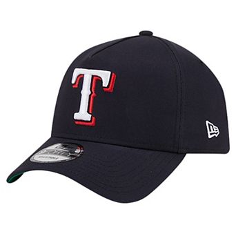 Men's New Era Navy Texas Rangers Team Color A-Frame 9FORTY Adjustable Hat