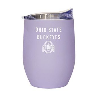 Ohio State Buckeyes 16oz. Lavender Soft Touch Curved Tumbler