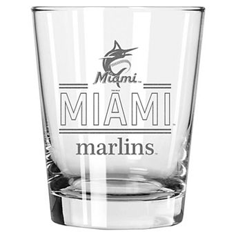 Miami Marlins 15oz. Double Old Fashioned Glass