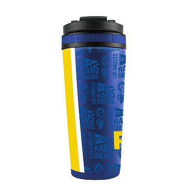 WinCraft Los Angeles Rams 26oz. 4D Stainless Steel Ice Shaker Bottle