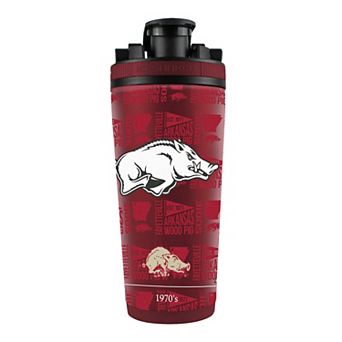 WinCraft Arkansas Razorbacks 26oz. 4D Stainless Steel Ice Shaker Bottle