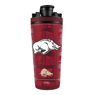WinCraft Arkansas Razorbacks 26oz. 4D Stainless Steel Ice Shaker Bottle