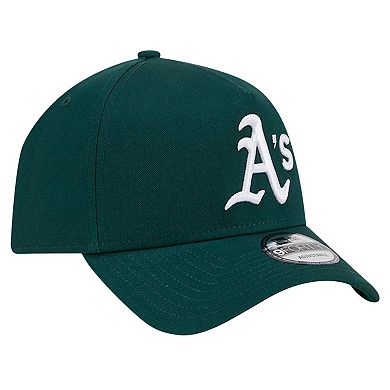 Men's New Era Green Oakland Athletics Team Color A-Frame 9FORTY Adjustable Hat