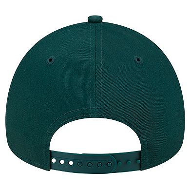 Men's New Era Green Oakland Athletics Team Color A-Frame 9FORTY Adjustable Hat