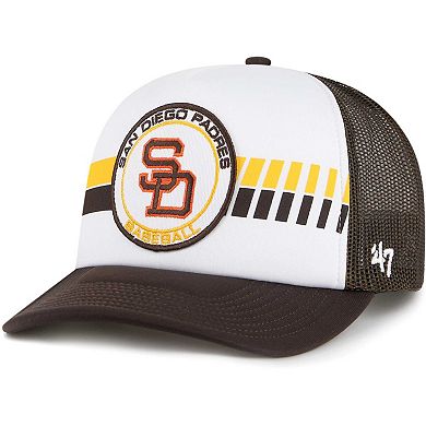 Men's '47 Brown San Diego Padres Cooperstown Collection Wax Pack Express Trucker Adjustable Hat