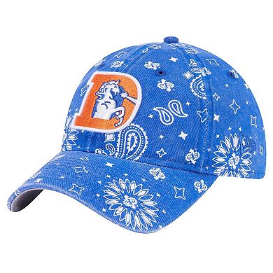 Women's New Era Royal Denver Broncos Paisley 9TWENTY Adjustable Hat