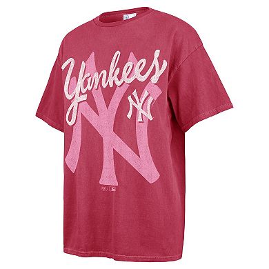 Women's '47 Pink New York Yankees Dopamine Tradition T-Shirt