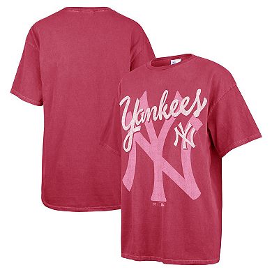 Women's '47 Pink New York Yankees Dopamine Tradition T-Shirt