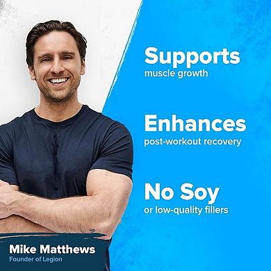 Legion Whey+ Whey Isolate Protein Powder, 71 Servings