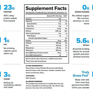 Legion Whey+ Whey Isolate Protein Powder, 71 Servings