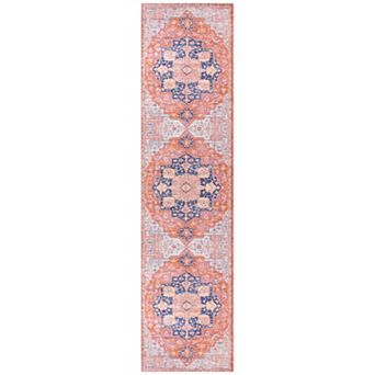 Asa Ornate Medallion Washable Indoor/outdoor Area Rug