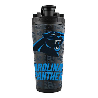 Carolina Panthers 26oz. 4D Stainless Steel Shaker Bottle
