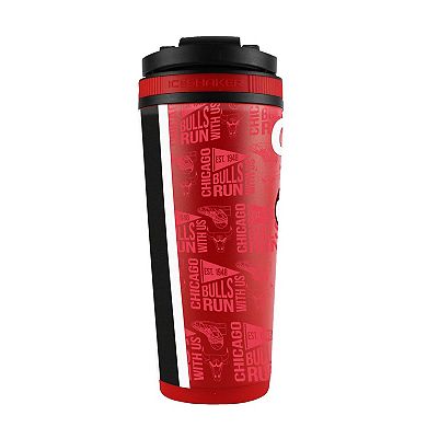 WinCraft Chicago Bulls 26oz. 4D Stainless Steel Ice Shaker Bottle