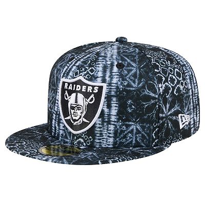RAIDERS 59FIFTY キャップ Men's New Era Black Las Vegas Raiders Shibori 59FIFTY Fitted Hat