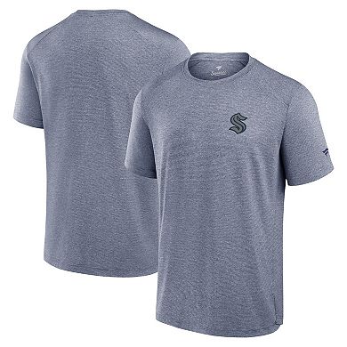 Men's Fanatics Signature Navy Seattle Kraken Front Office Tech T-Shirt