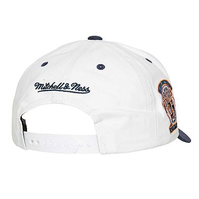 Men's Mitchell & Ness White San Diego Padres Cooperstown Collection Tail Sweep Pro Snapback Hat