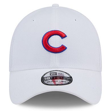 Men's New Era White Chicago Cubs Evergreen 39THIRTY Flex Hat