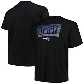 Men's Fanatics Branded Black New England Patriots Big & Tall Pop T-Shirt