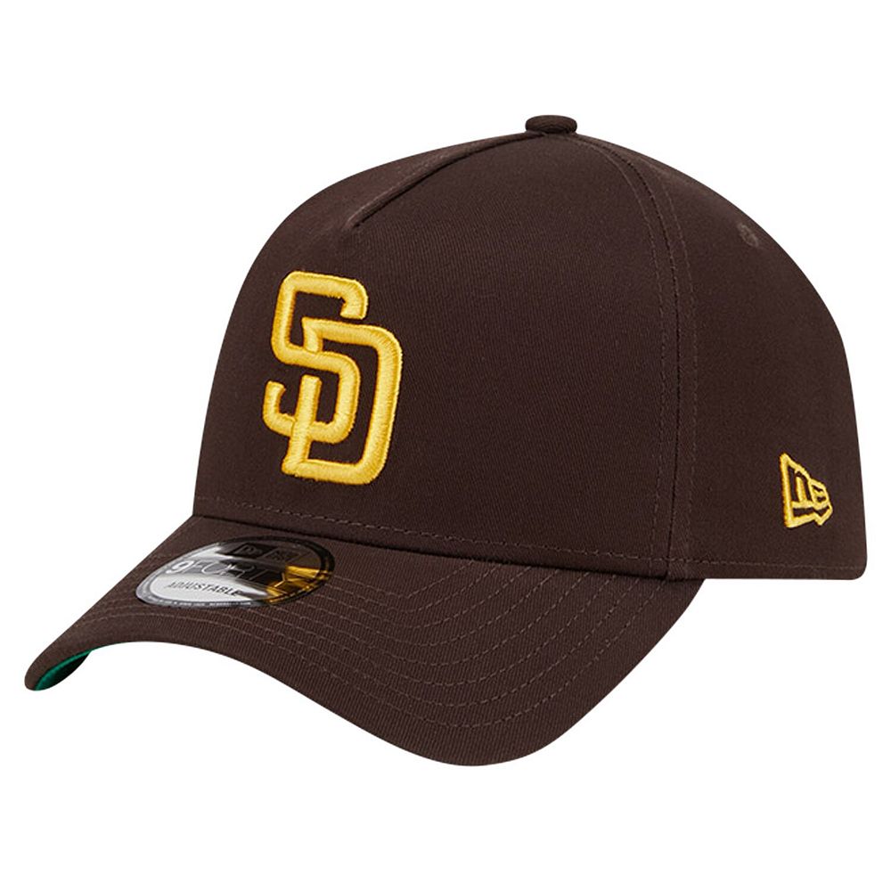 Men's New Era Brown San Diego Padres Team Color A-Frame 9FORTY ...
