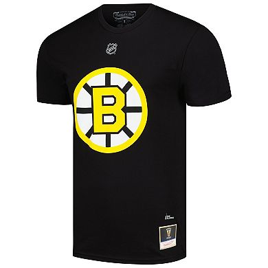 Men's Mitchell & Ness Bobby Orr Black Boston Bruins  Name & Number T-Shirt