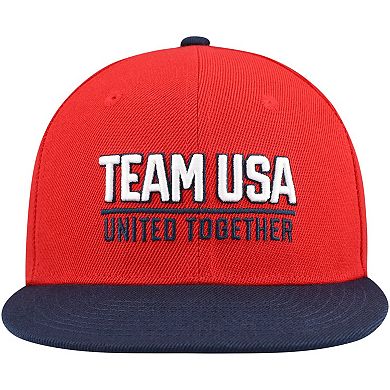 Youth Team USA Red United Snapback Hat